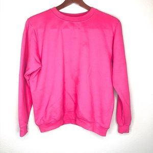 Gildan Vintage Bright Pink Sweater